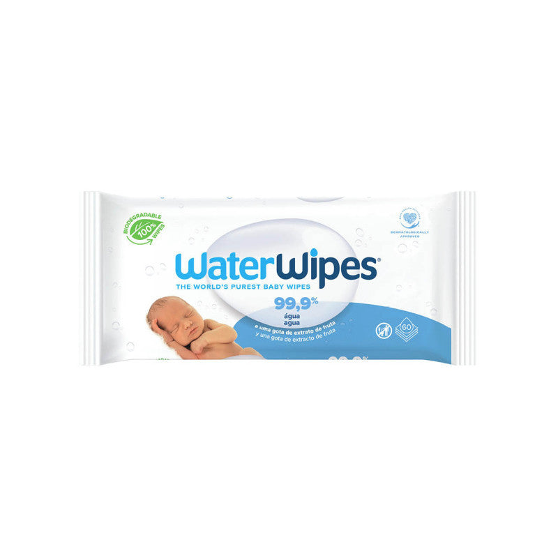 Waterwipes Toalhitas Biodegradáveis 60 Unidades