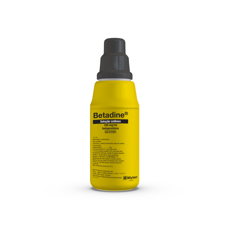 Betadine Solução Cutânea 125 Ml