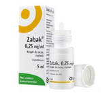 Zabak , 0.25 mg/ml Colírio 5 ml