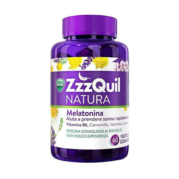 Vicks ZzzQuil Natura Gomas Melatonina X60